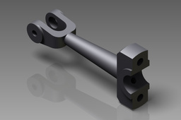 Steam engine components. Conrod
