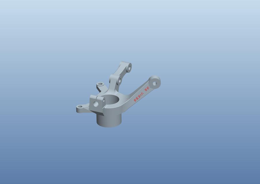 steering knuckle 3D CAD Model Library GrabCAD