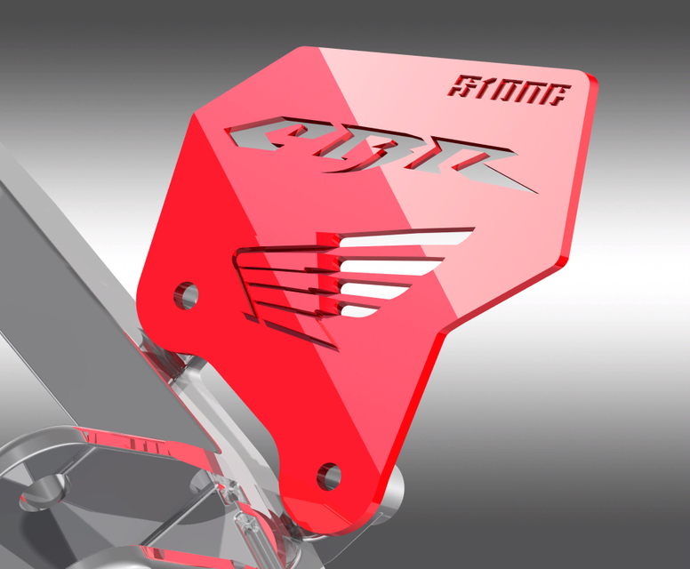 Honda CBR 600 RR rearset design 3D CAD Model Library GrabCAD