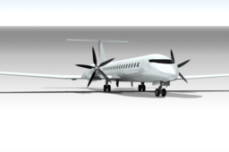 Turboprop Commercial Plane