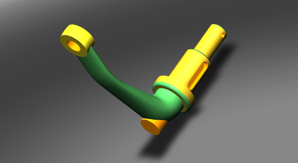 generator handle 3D CAD Model Library GrabCAD
