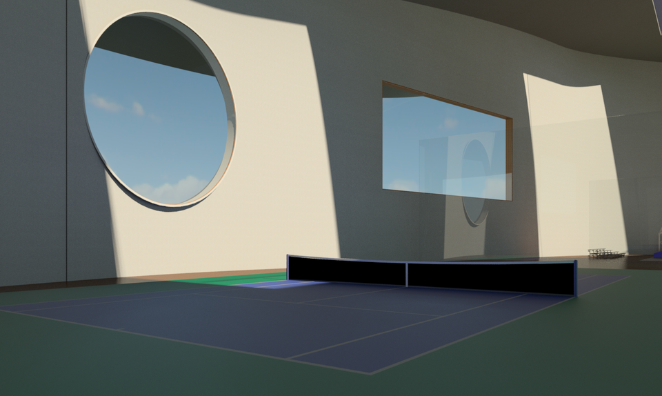 Revit Project Student Activity Center 3D CAD Model Library GrabCAD