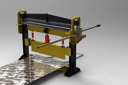 All in one metal sheet and tube machine
