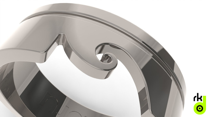 Ti Ring For Scott - Koru Design