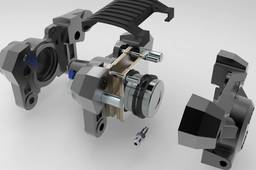tokico rear caliper grake