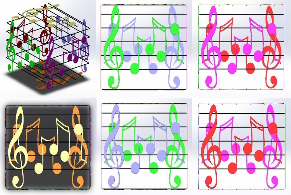 Note cube