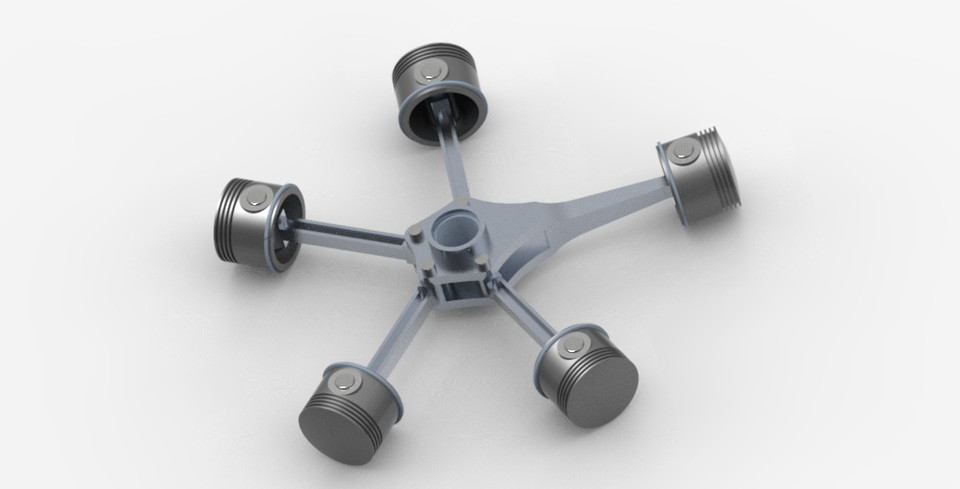 Radial Engine Assembly