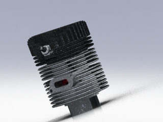 old engine top