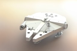 Millennium Falcon, Star Wars 3d puzzle, sheetmetal, spaceship