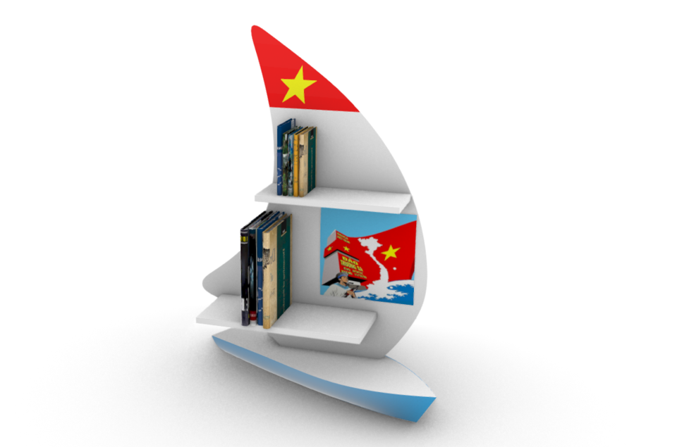 Yatch bookshelf