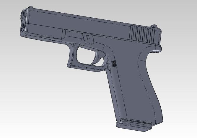 Glock 17 Pistol Dummy