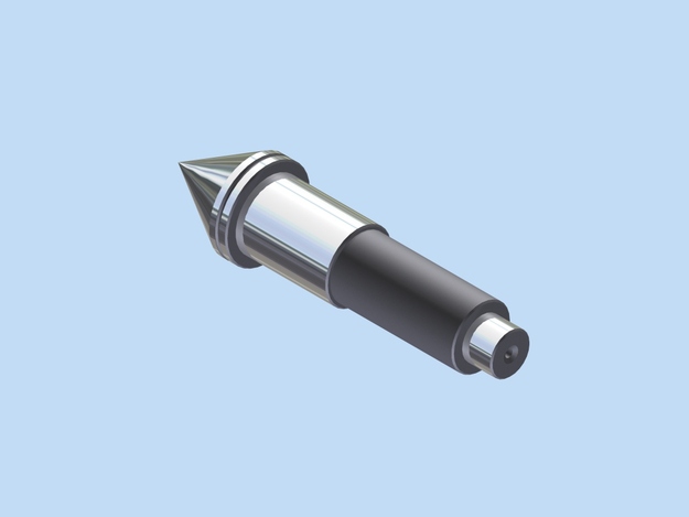 Rotating cone tip