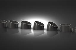 Header tube assembly pieces