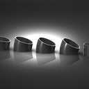 Header tube assembly pieces