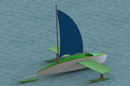 Ice Racing Yacht