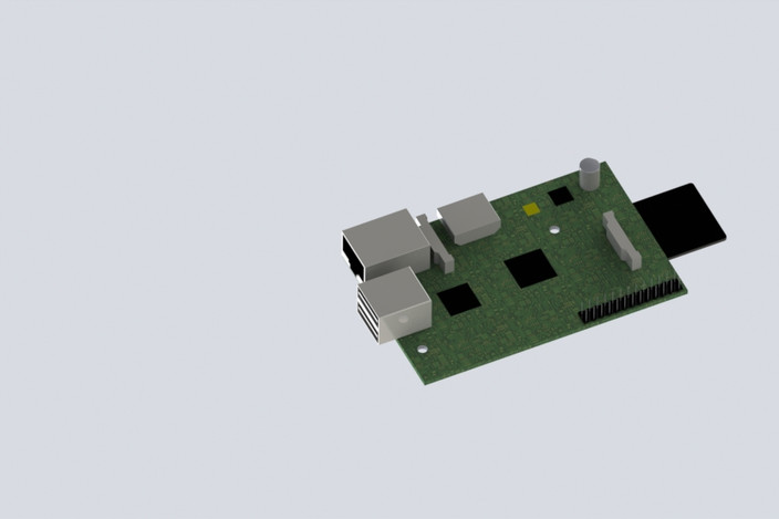 Raspberry pi Model - SOLIDWORKS - 3D CAD model - GrabCAD