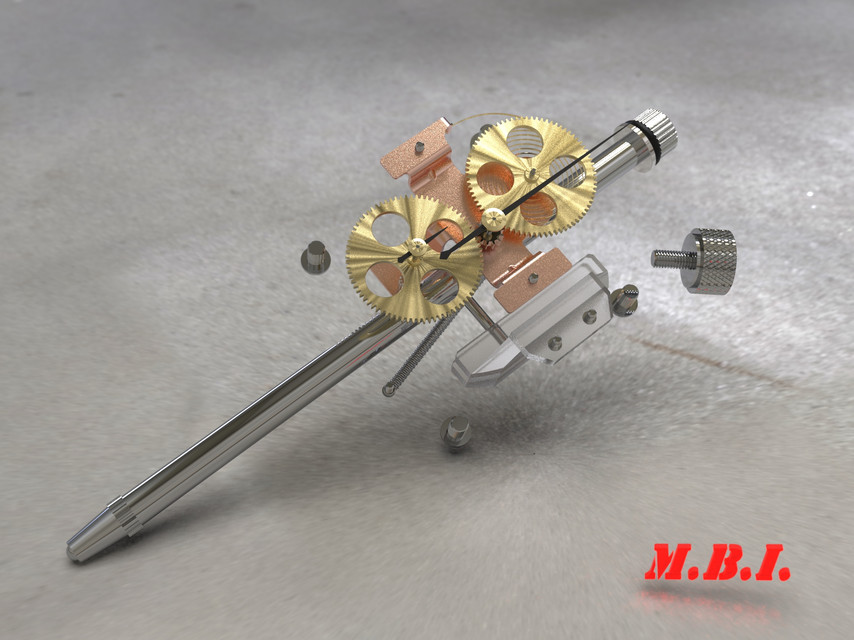 Dial Test Indicator 3D CAD Model Library GrabCAD