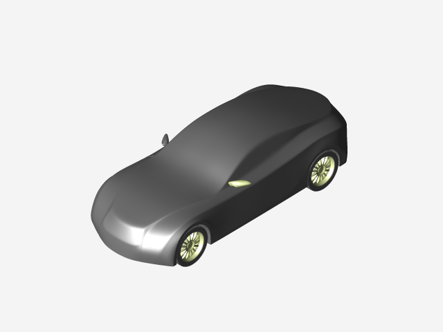 Concept Car Design Practice | 3D CAD Model Library | GrabCAD