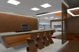kitchen showroom in beer shiba