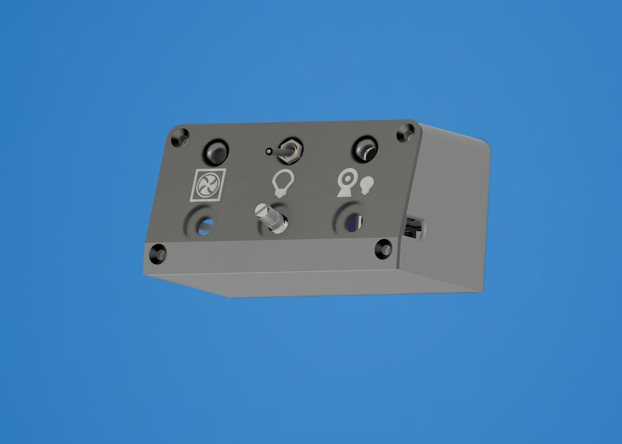 FanLight Controller V2 3D CAD Model Library GrabCAD