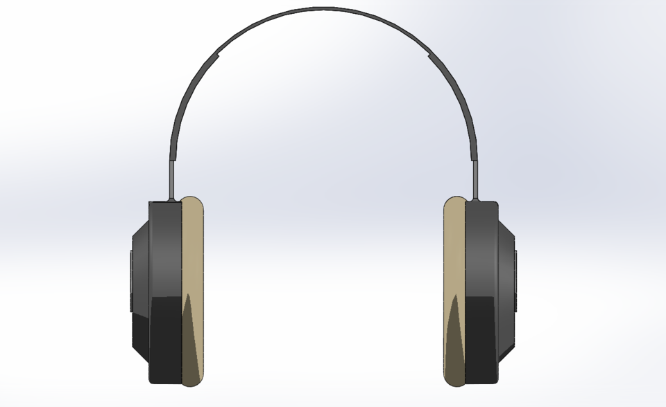 Custom Beats Headphone 3D CAD Model Library GrabCAD