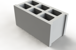 Maquette de parpaing échelle 1:10