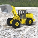 Front End Loader in Dumping Position