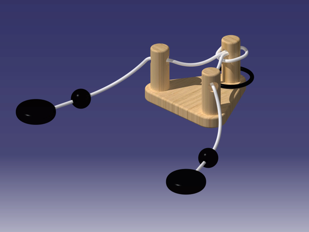 POW RING (PUZZLE) / ARGOLA PRISIONEIRA (QUEBRA-CABEÇA)