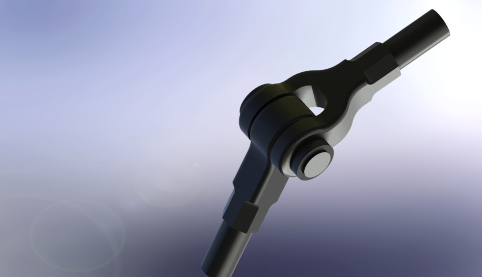 Knuckle joint 3D CAD Model Library GrabCAD