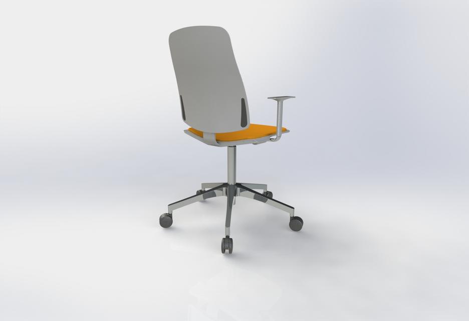 office chair 5 3D CAD Model Library GrabCAD