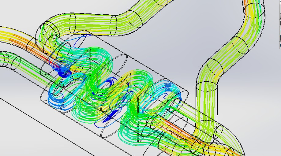 V8 Exhaust System 3D CAD Model Library GrabCAD