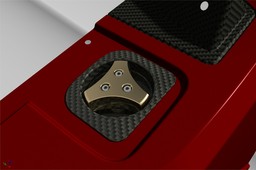 Koenigsegg twisting handle hood opener