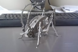 Wicked Cricket, sheet metal puzzle, insect, 3d model