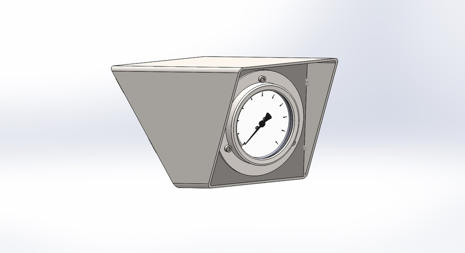 Pressure gauge holder