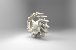 Turbine of titanium