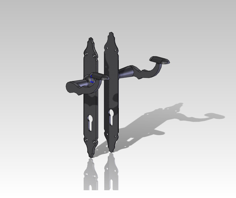 handle AMIG 100EB 3D CAD Model Library GrabCAD