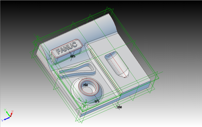 3D milling profiling demo