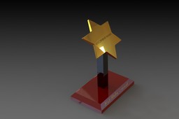 Trophy for design challenge