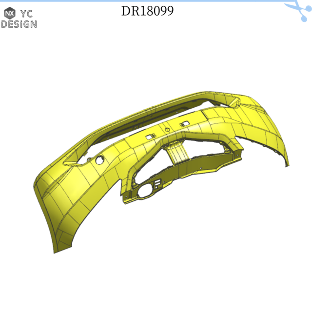 (Injection mold) A design scheme of injection mold for automobile front panel