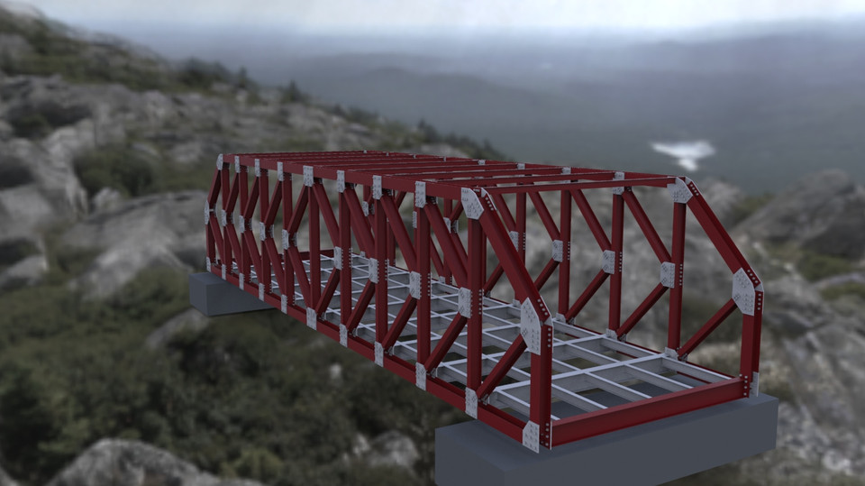 STEEL STR. K-TRUSS BRIDGE