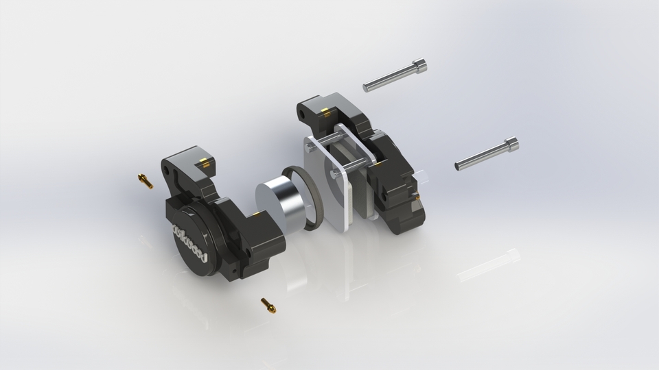FSAE Brake Caliper 3D CAD Model Library GrabCAD
