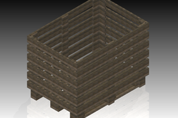 EU wooden pallet with sides