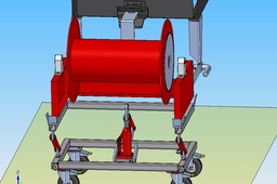 hose drum lifting device