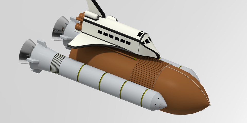 Space Shuttle 3d Cad Model Library Grabcad Astronaut LED Light By