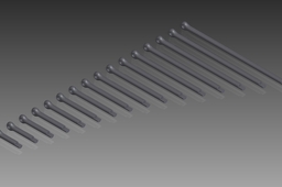 DIN 94 Split Pins (Cotter Pins). Nom. Diameter 2,5mm