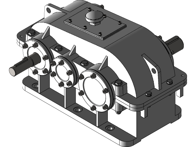 机械设计课程设计 圆柱斜齿轮二级减速器 Mechanical Design Course Design Cylindrical helical gear secondary reducer