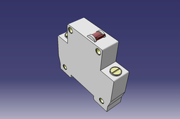 monopolar circuit breaker mod. sd c6 2p / disjuntor bipolar mod. sd c6 2p
