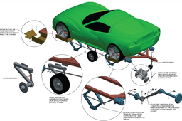 Light weight-Without Ramp -Mechanical trailer- CATFISH