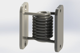 DOUBLE HELICOIL HINGE