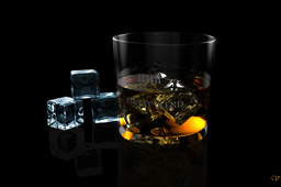 Glass of whiskey 